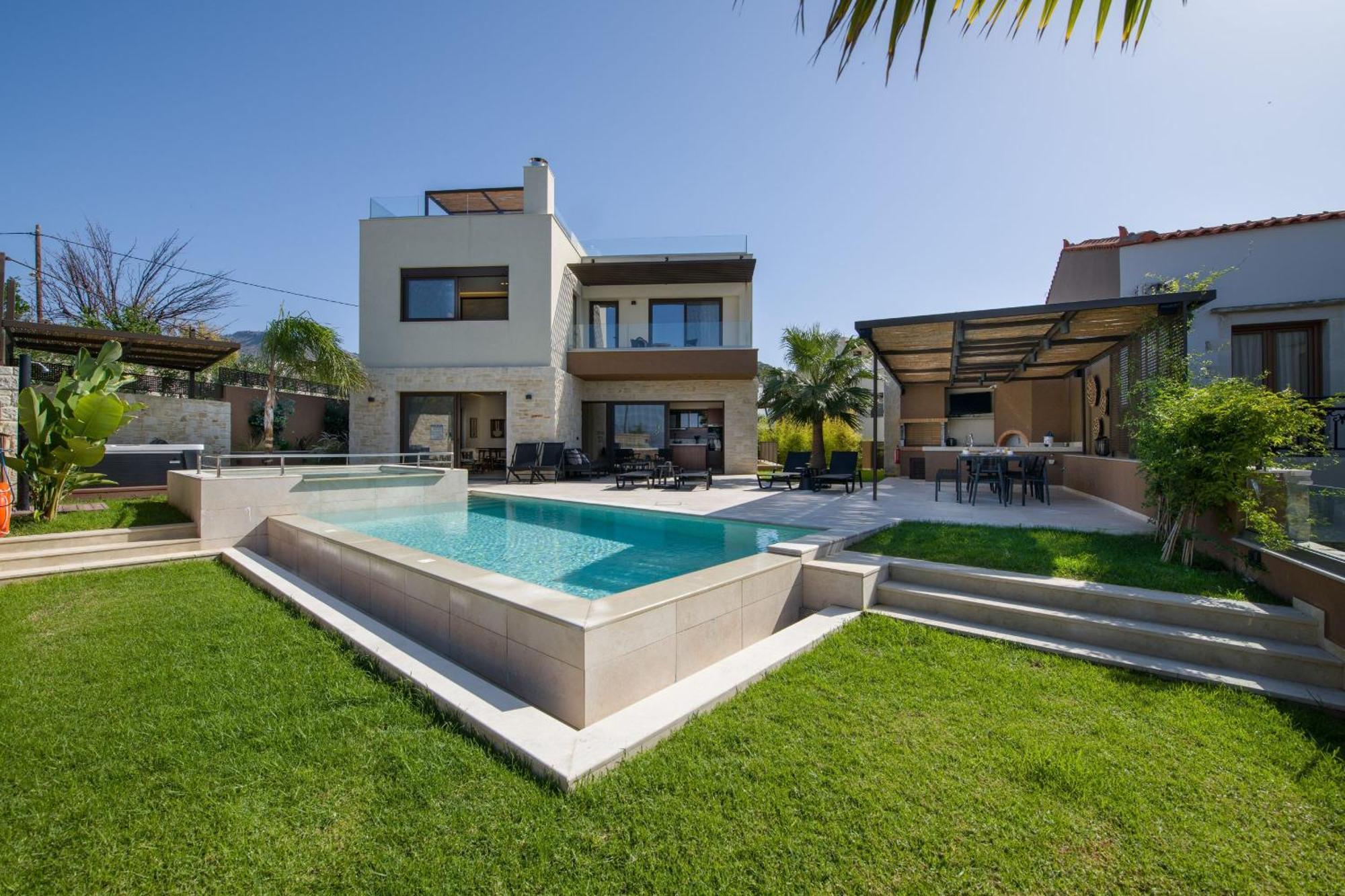 Almi-Cove Hilltop Villas Almirida Esterno foto