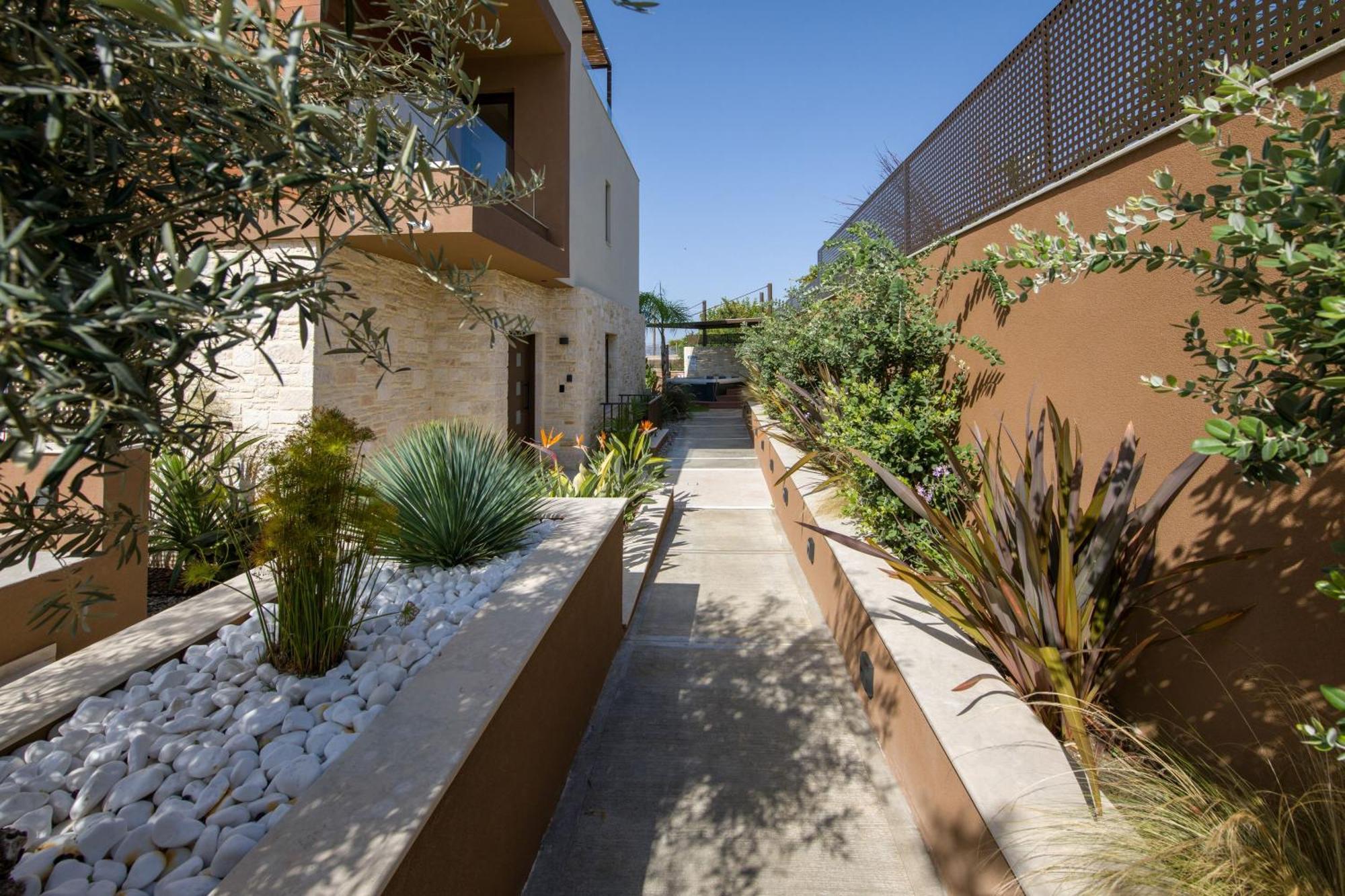 Almi-Cove Hilltop Villas Almirida Esterno foto