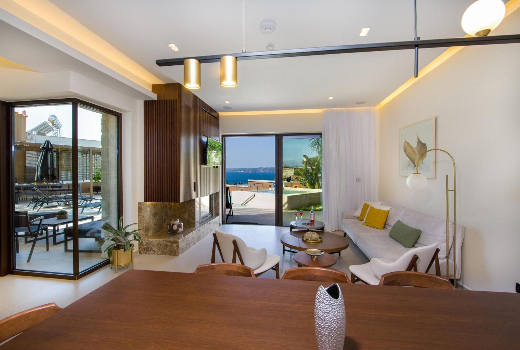 Almi-Cove Hilltop Villas Almirida Esterno foto