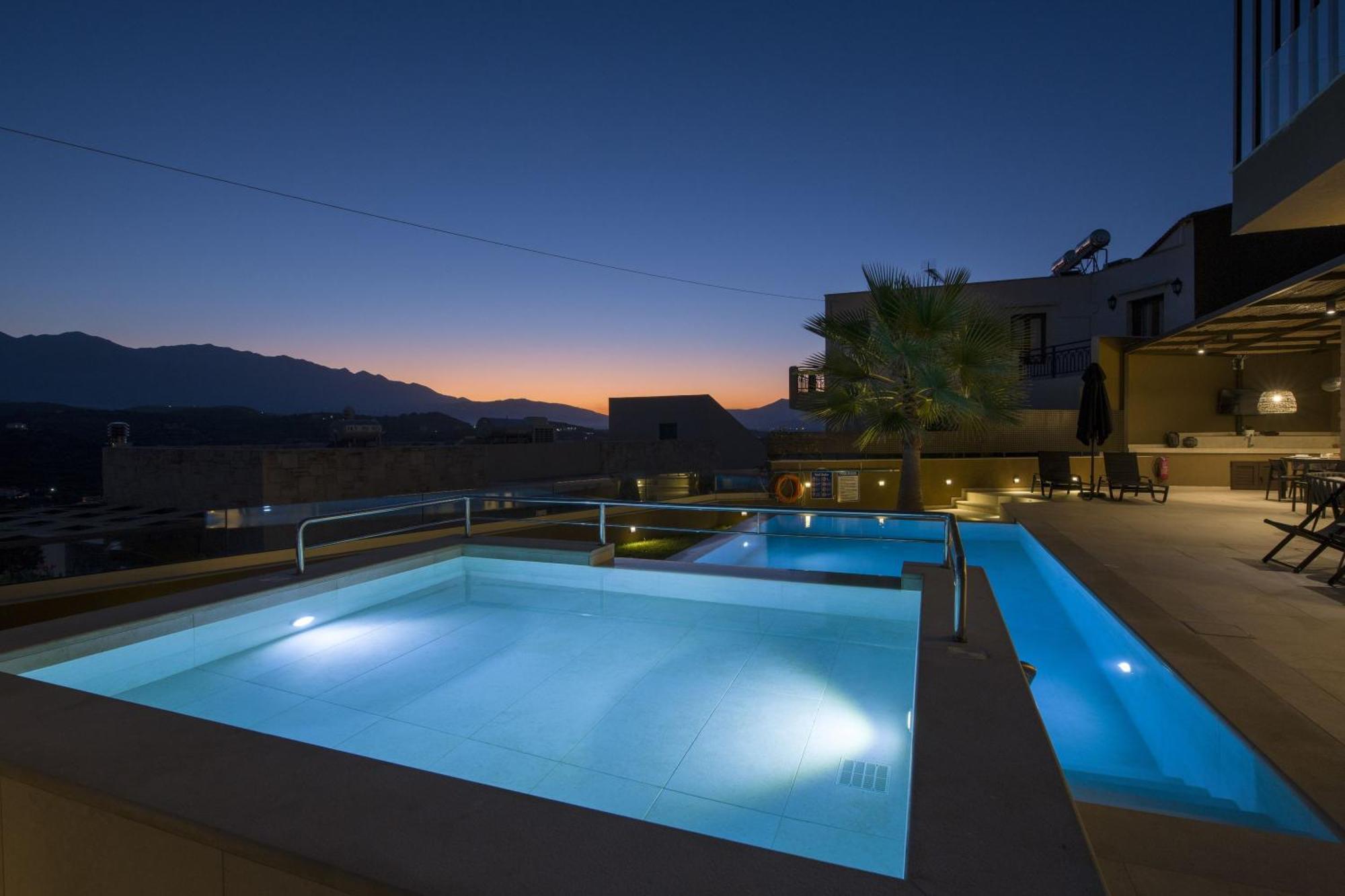 Almi-Cove Hilltop Villas Almirida Esterno foto