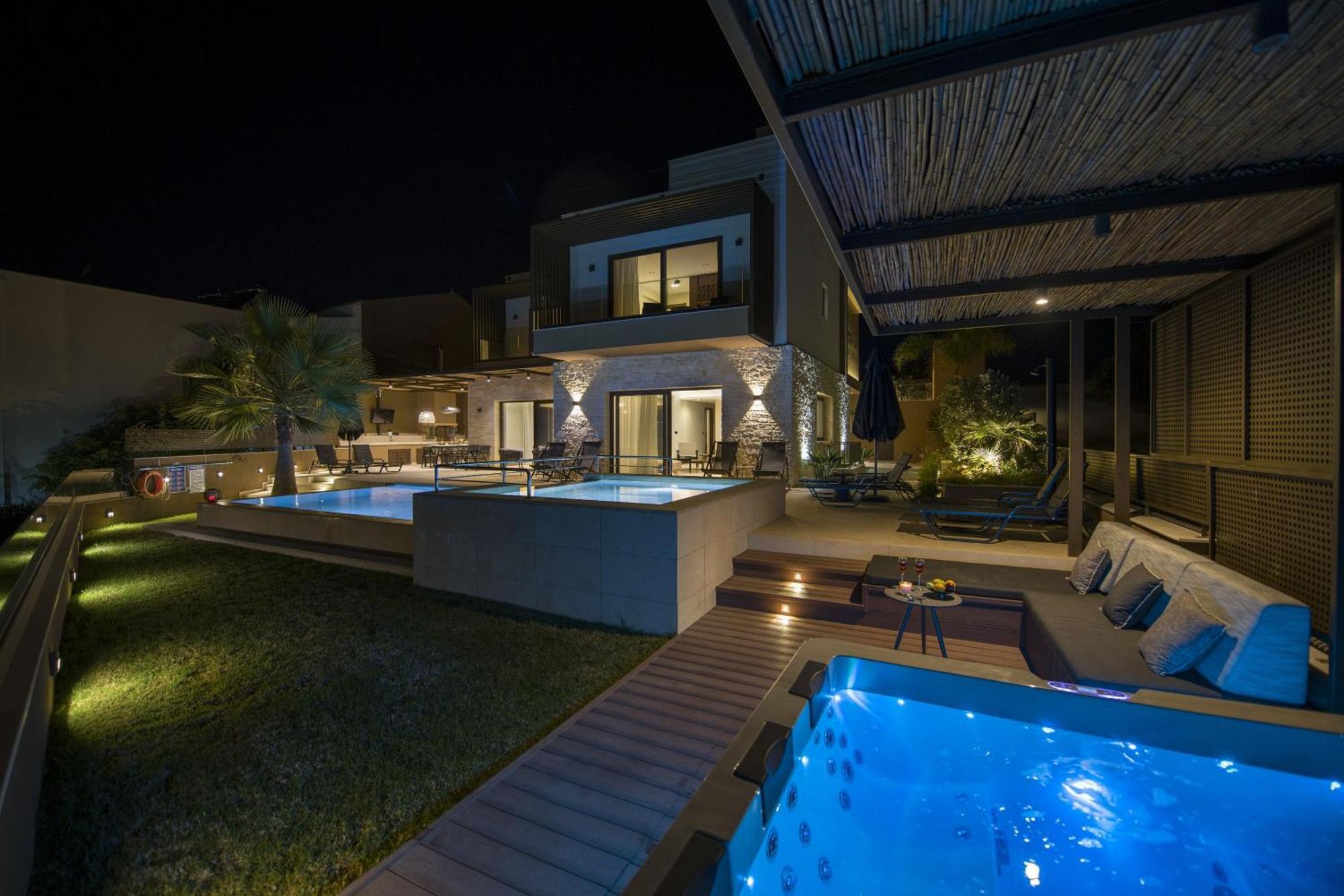 Almi-Cove Hilltop Villas Almirida Esterno foto