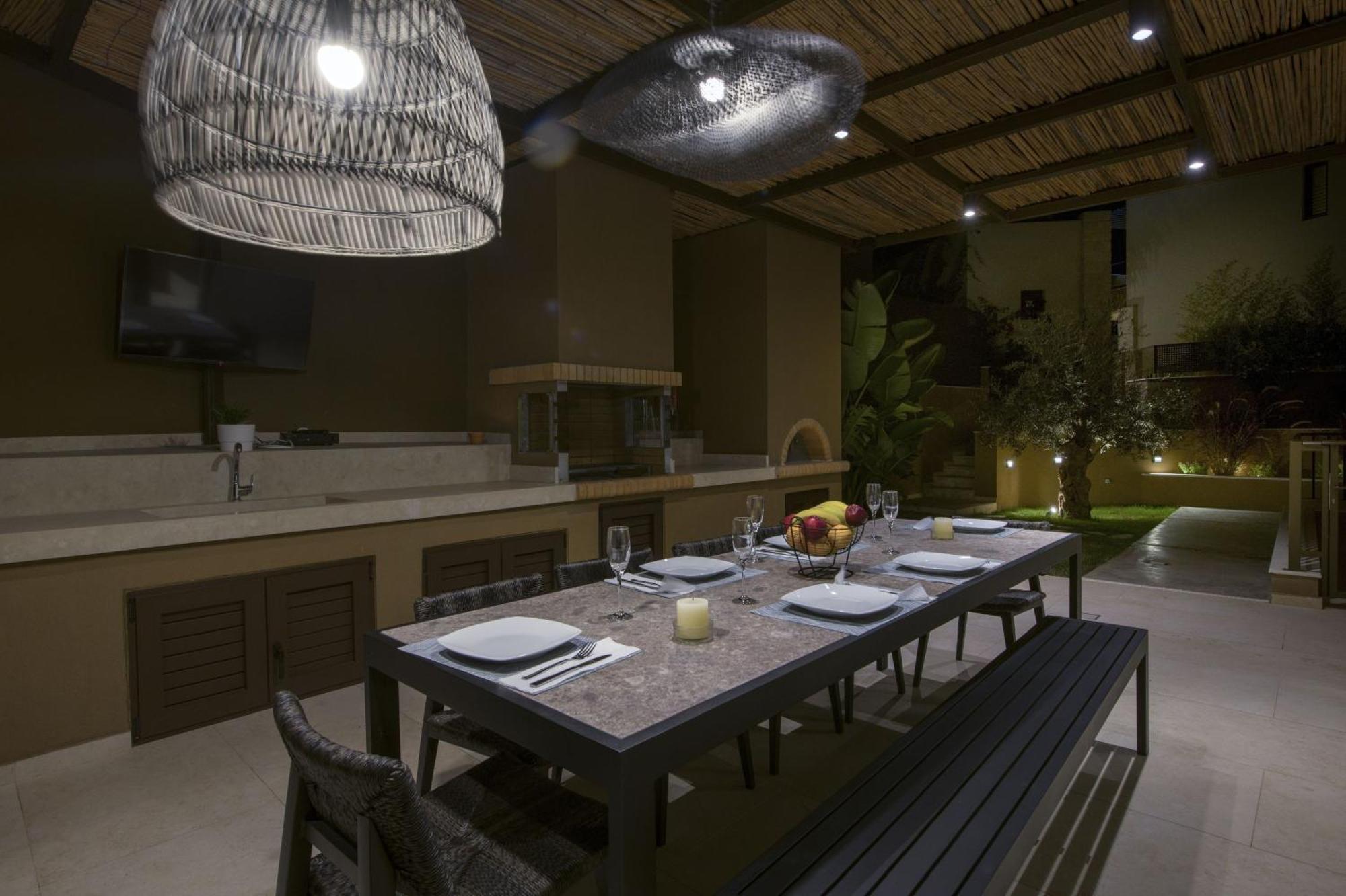 Almi-Cove Hilltop Villas Almirida Esterno foto
