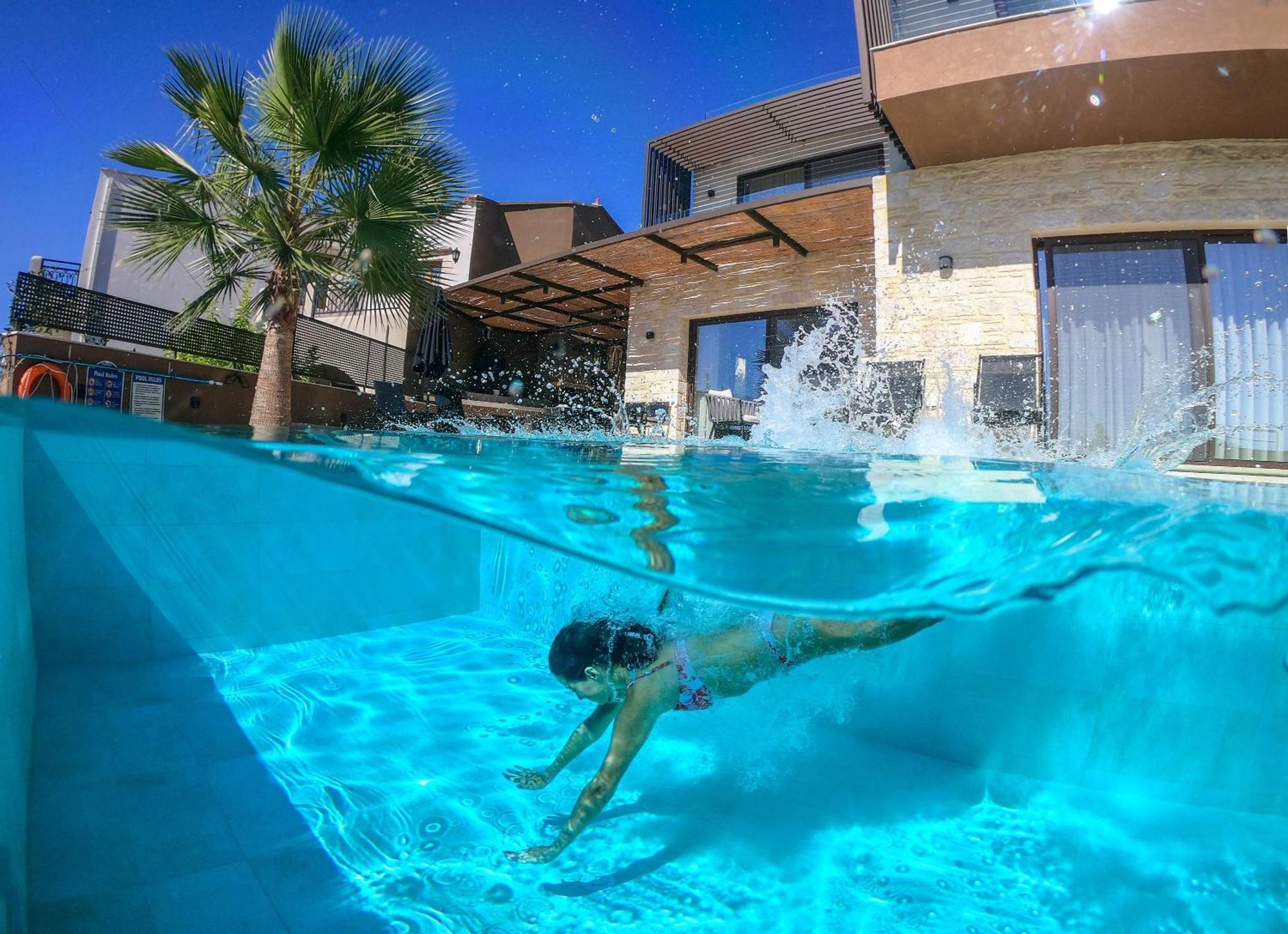 Almi-Cove Hilltop Villas Almirida Esterno foto