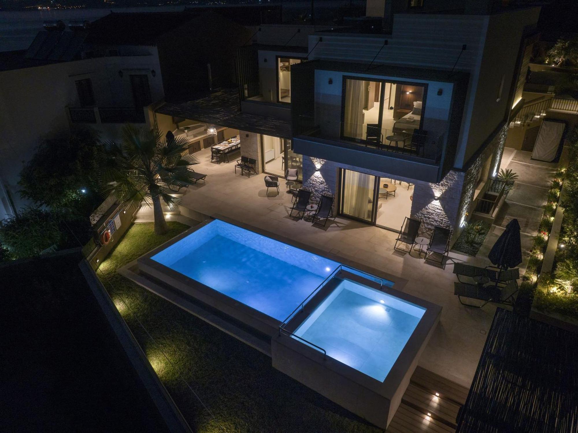 Almi-Cove Hilltop Villas Almirida Esterno foto