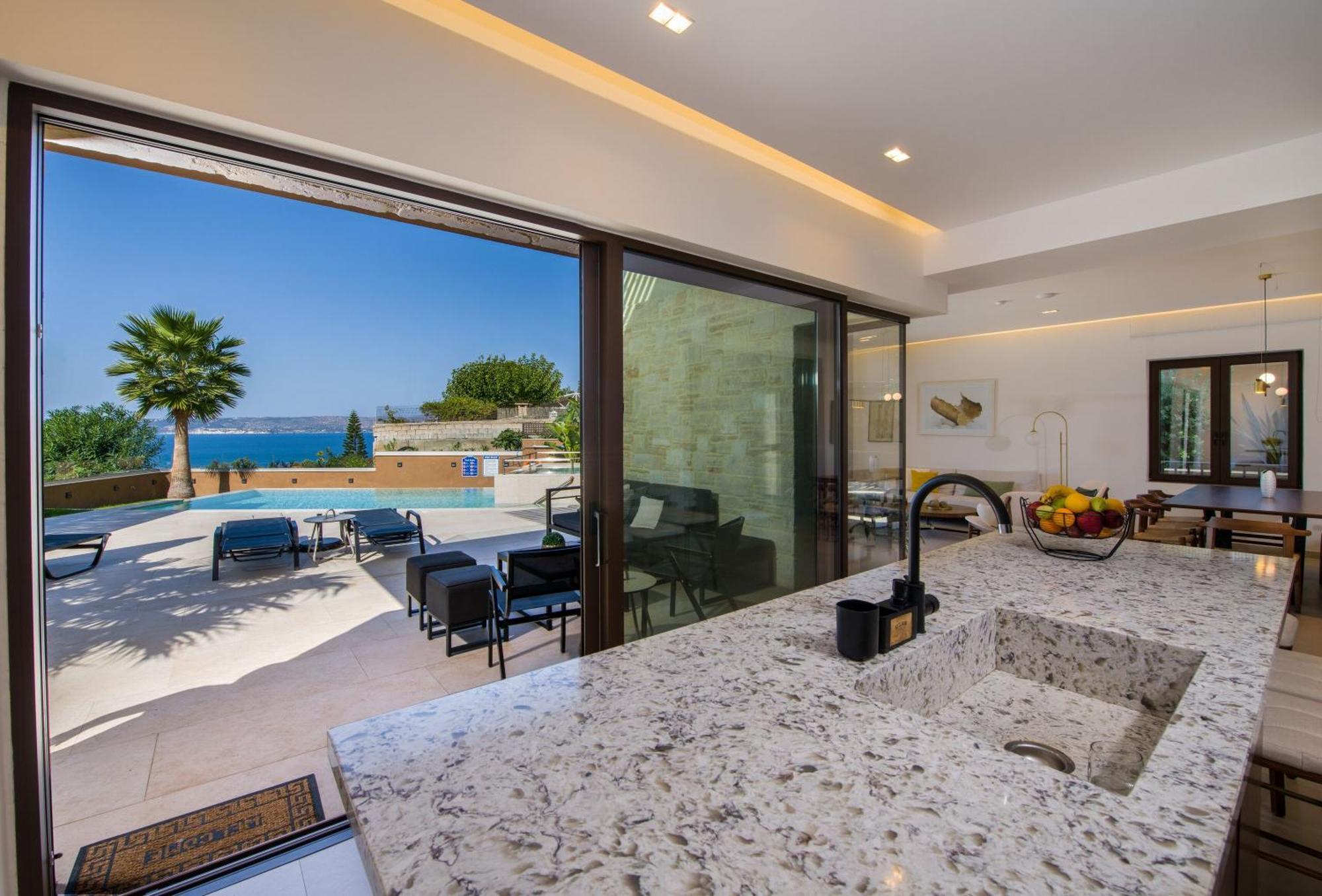 Almi-Cove Hilltop Villas Almirida Esterno foto