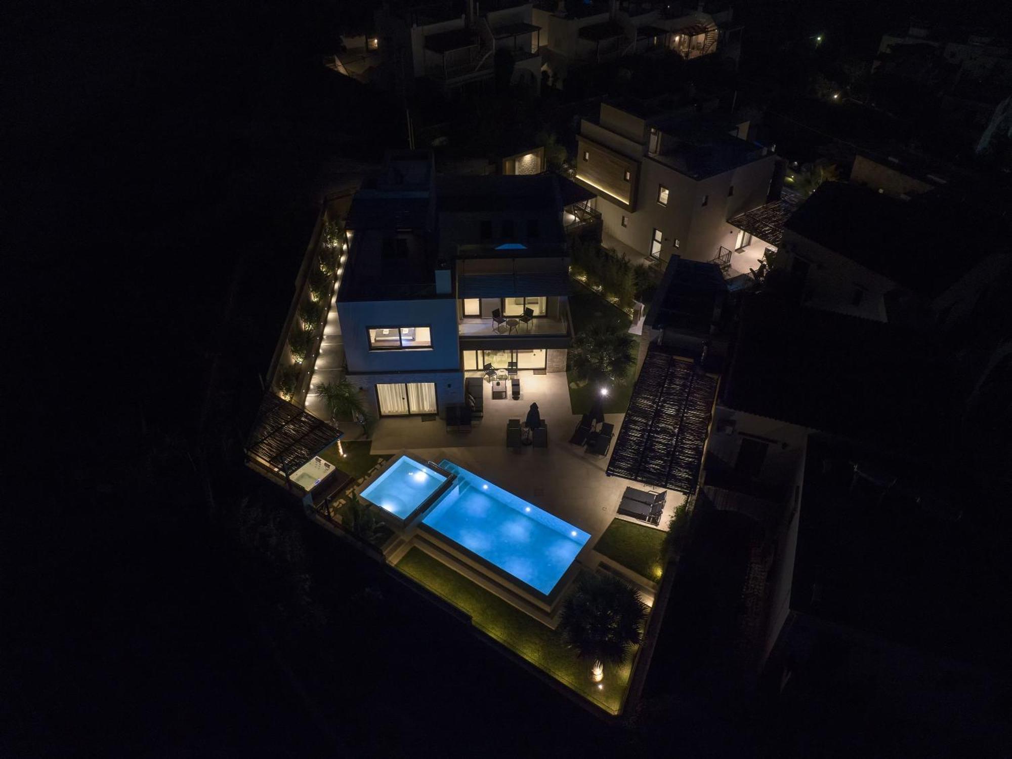 Almi-Cove Hilltop Villas Almirida Esterno foto
