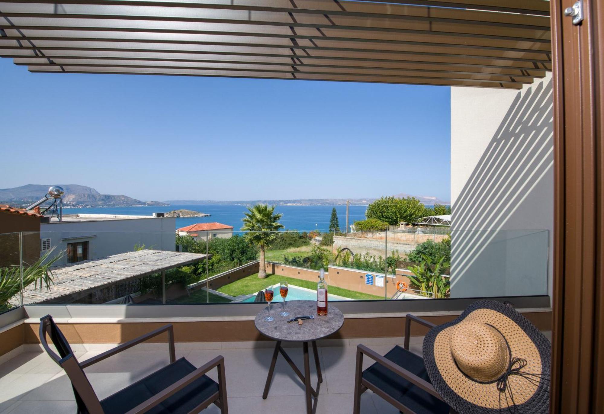 Almi-Cove Hilltop Villas Almirida Esterno foto