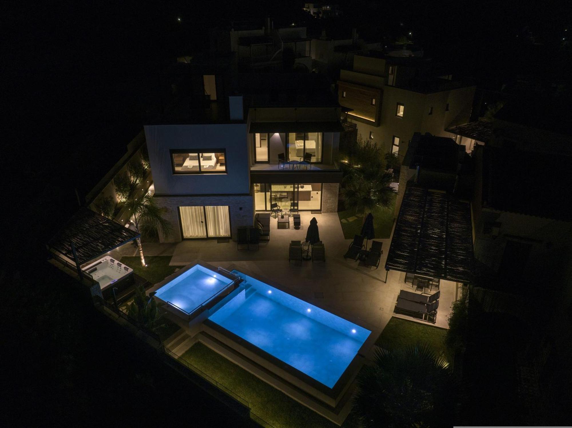 Almi-Cove Hilltop Villas Almirida Esterno foto